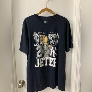 New Era Black Yankees Jeter Graphic Tee